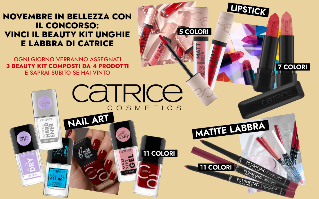 Vinci il Beauty Kit Unghie e Labbra di Catrice