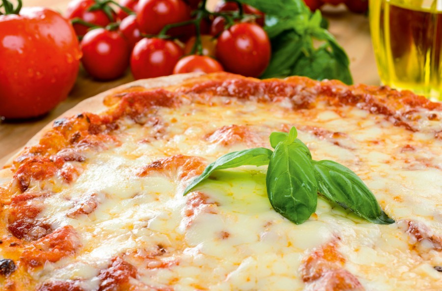 Pizza margherita con il lievito madre