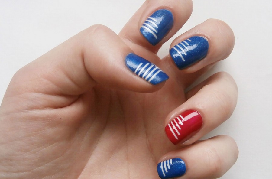 Unghie a righe fai da te