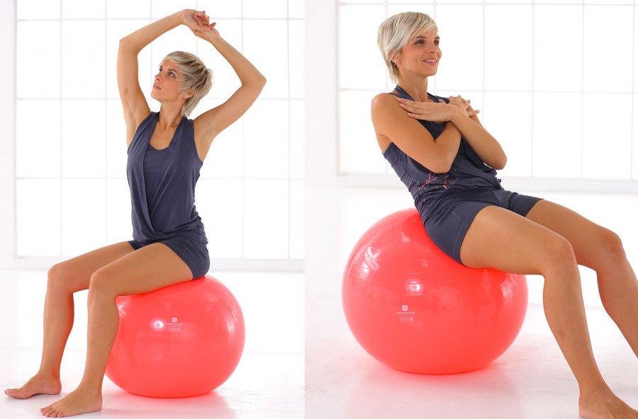 Pancia piatta: 4 esercizi con la Fit-ball