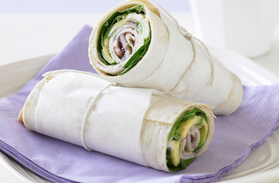 Piadina piccante con pollo e avocado