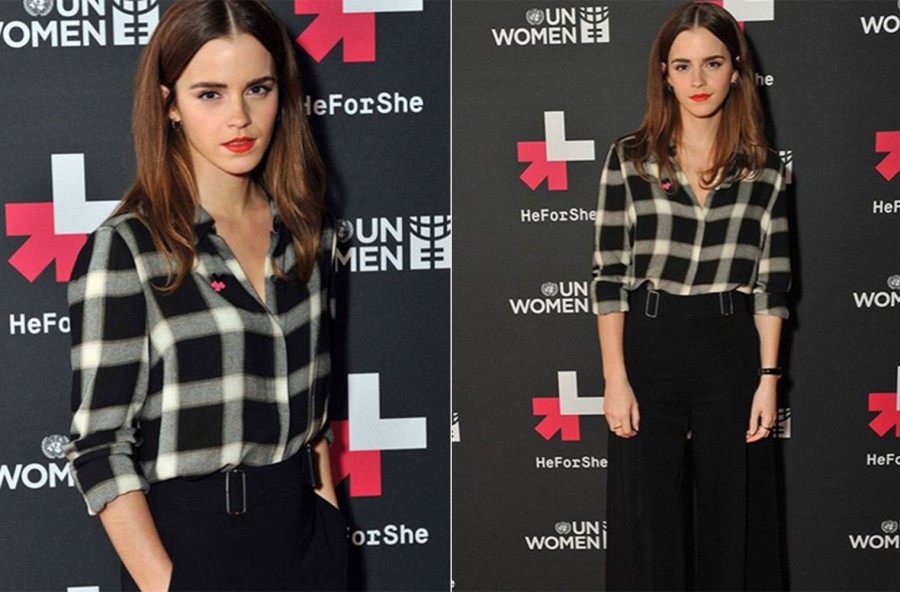 Emma Watson: look glam-chic