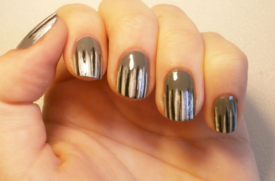 Nail fantasy: effetto metallico