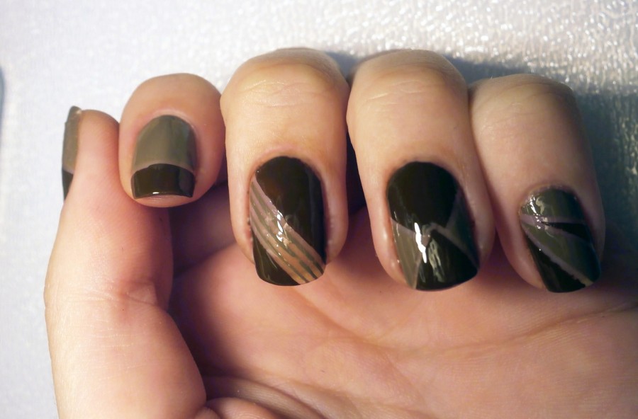 Unghie effetto geometrico