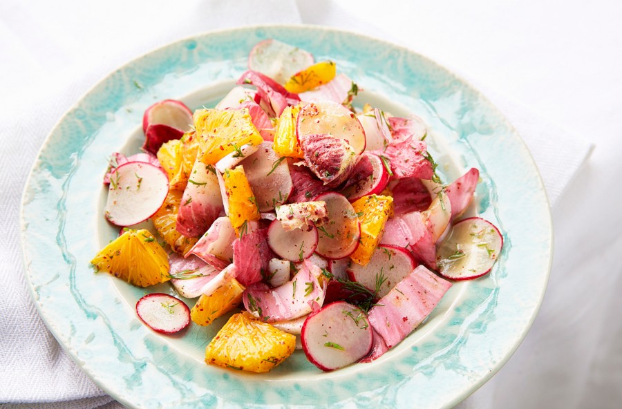 Insalata di radicchio e arance