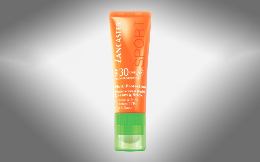 Multi Protection Cream and Stick SPF 30 della linea Sun Sport di Lancaster Multi Protection Cream and Stick SPF 30 della linea Sun Sport di Lancaster