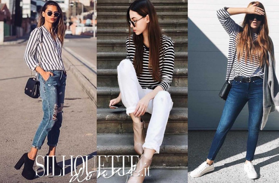 Fashion tips la maglia a righe: tre look da città