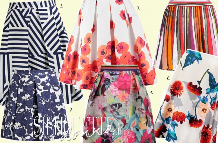 Trend gonne: per la primavera sei modelli fantasy