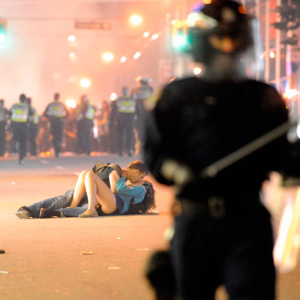 Vancouver Riot Kiss