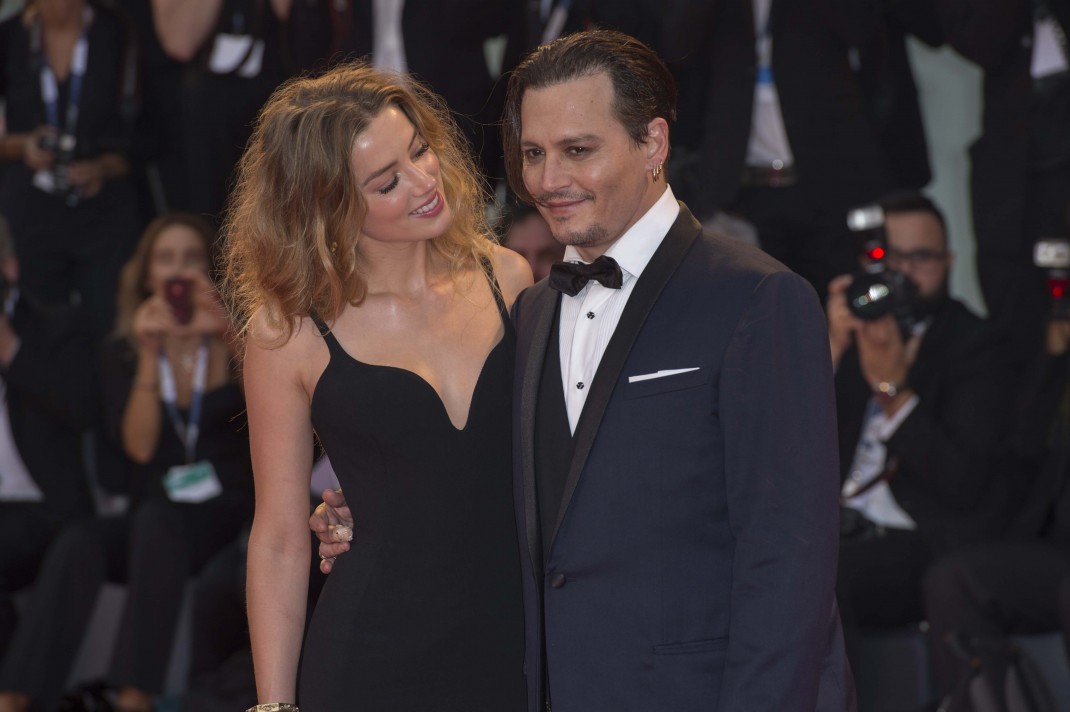 Johnny Depp e Amber Heard Foto IPP/Daniele Cifalà Venezia 04/09/2015 72 ° Mostra Internazionale d'Arte Cinematografica Festival del Cinema di Venezia Photocall del Film Black Mass
nella foto : Amber Heard Johnny Depp