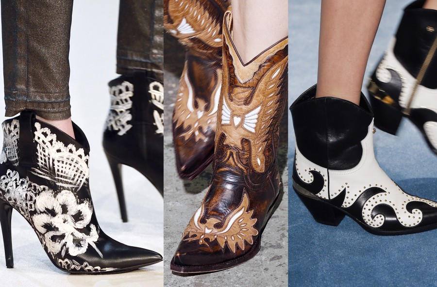 Moda tendenze fall-winter 2016/17: stivaletti da cowgirl