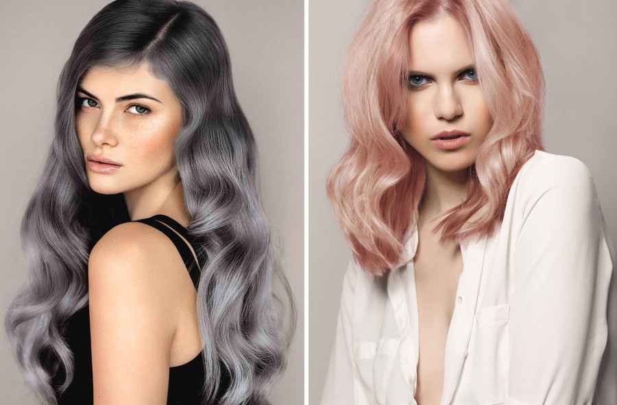 Tendenza colore capelli: nuance metalliche dal rosa all’argento