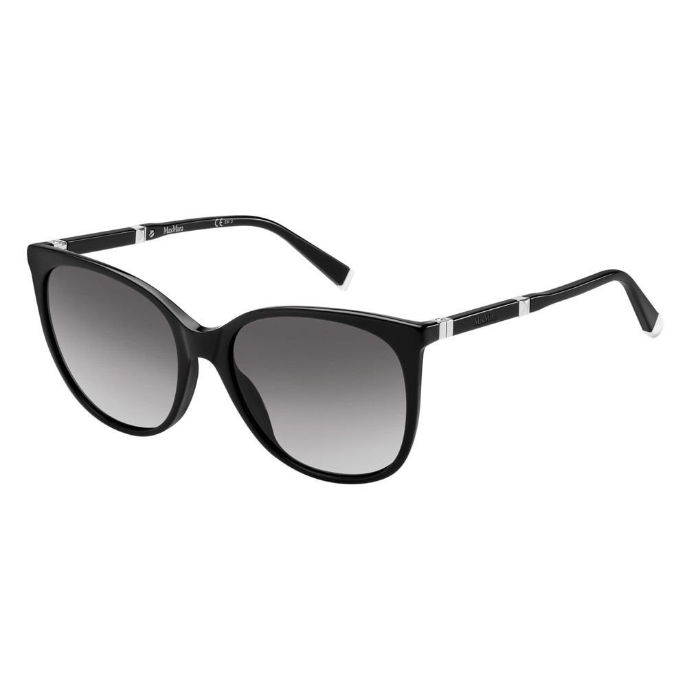 Max Mara – occhiali in acetato nero (euro 190)