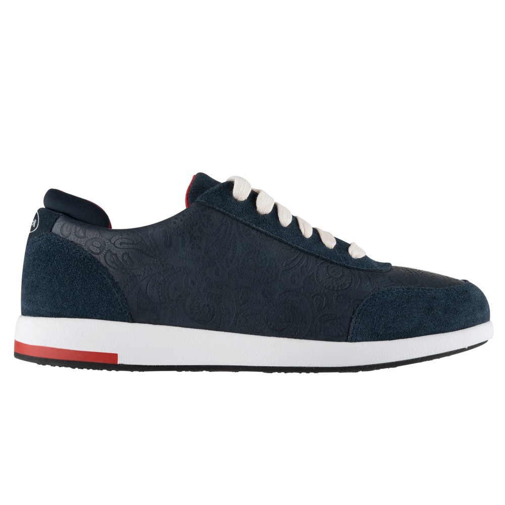 Scholl: sneakers rosso/bianco/blu (99 euro)