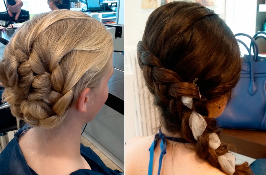 Capelli raccolti: dalla treccia in 3D al nodo chic