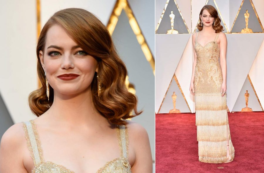 Oscar 2017: Emma Stone sfoggia un look anni ’30
