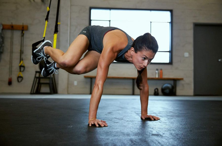 Pancia piatta con il TRX