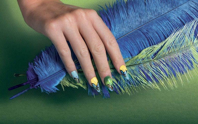 Nail Art with Farfalle - wide 7