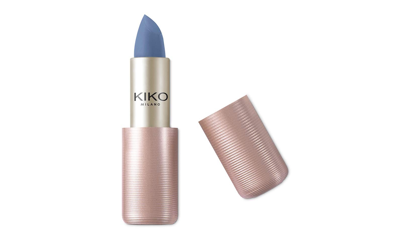 Kiko – rossetto blu-viola effetto matt (euro 10,35)