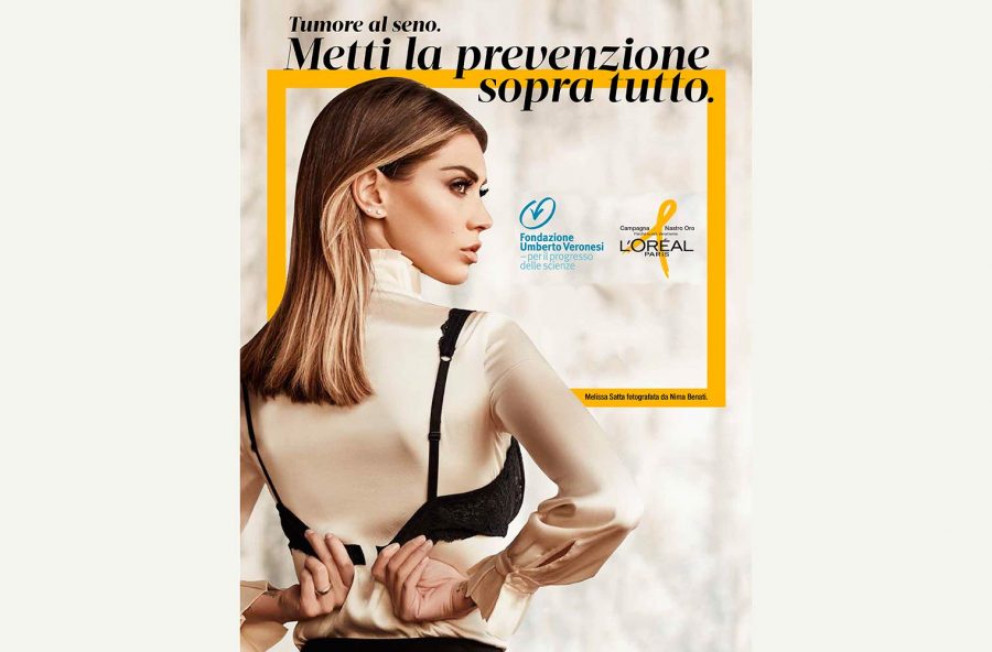 Campagna nastro d’oro “Tumore al Seno. Metti la prevenzione sopra tutto”