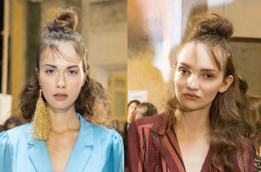 Capelli, lo chignon è casual
