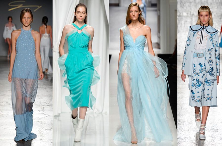 Trend moda, l’estate si tinge di azzurro