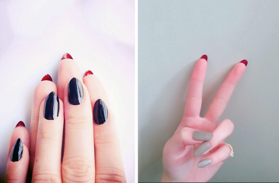 Nail art estate 2017, unghie double face