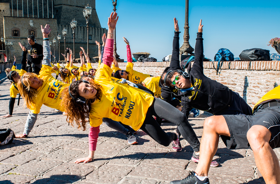 Plank on, il training urbano itinerante