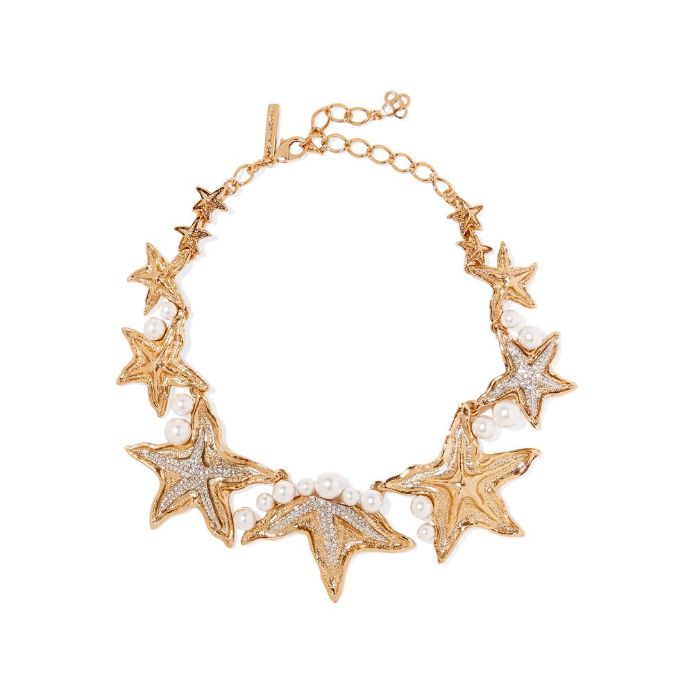Oscar De La Renta – collana con stelle di mare e perle (euro 890)