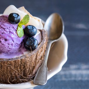 Gelato ai mirtilli