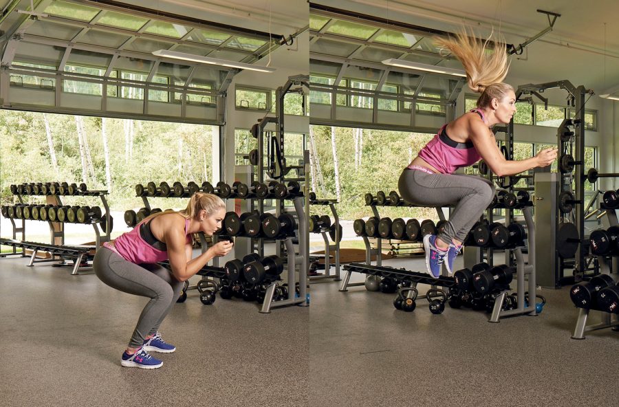 Cellulite bye bye con salti e piegamenti