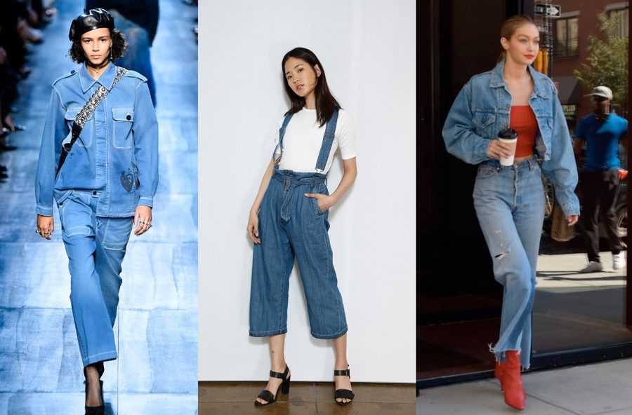 Trend moda, blue denim… but total