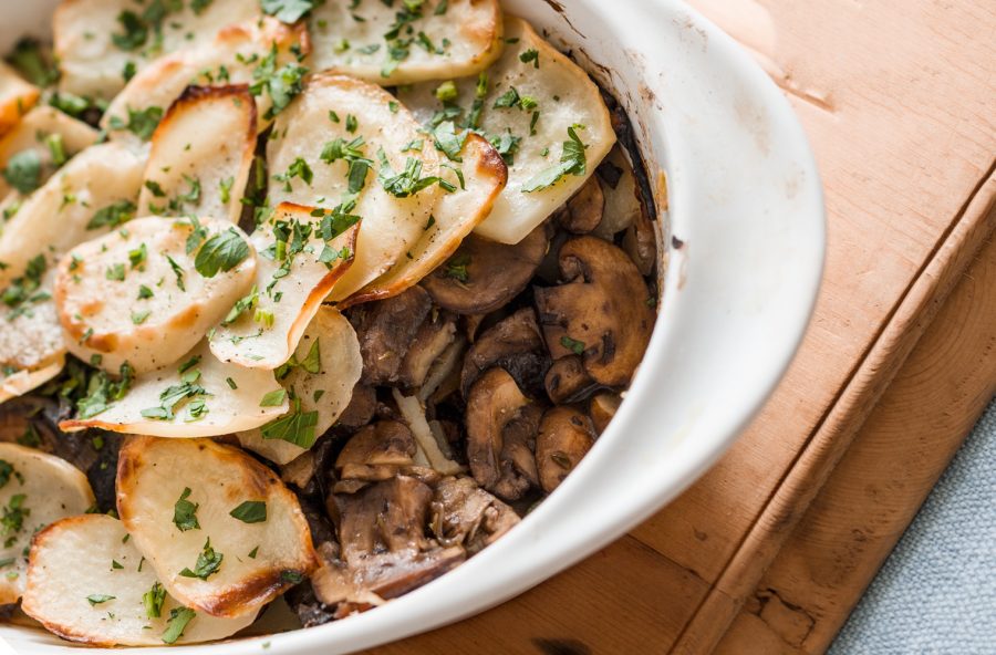 Funghi in crosta di patate