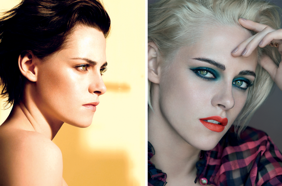Make up, look trasformista per Kristen Stewart