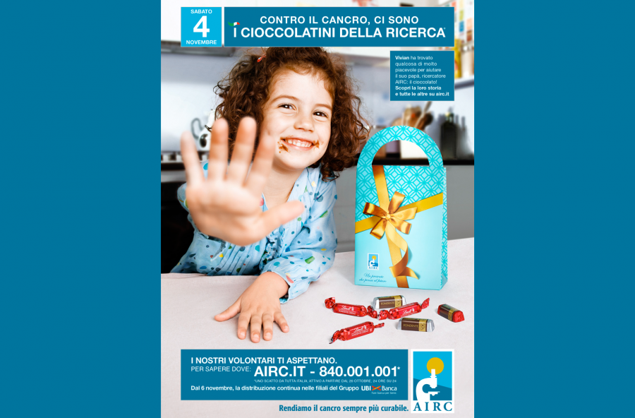 Cioccolatini per sostenere la ricerca AIRC