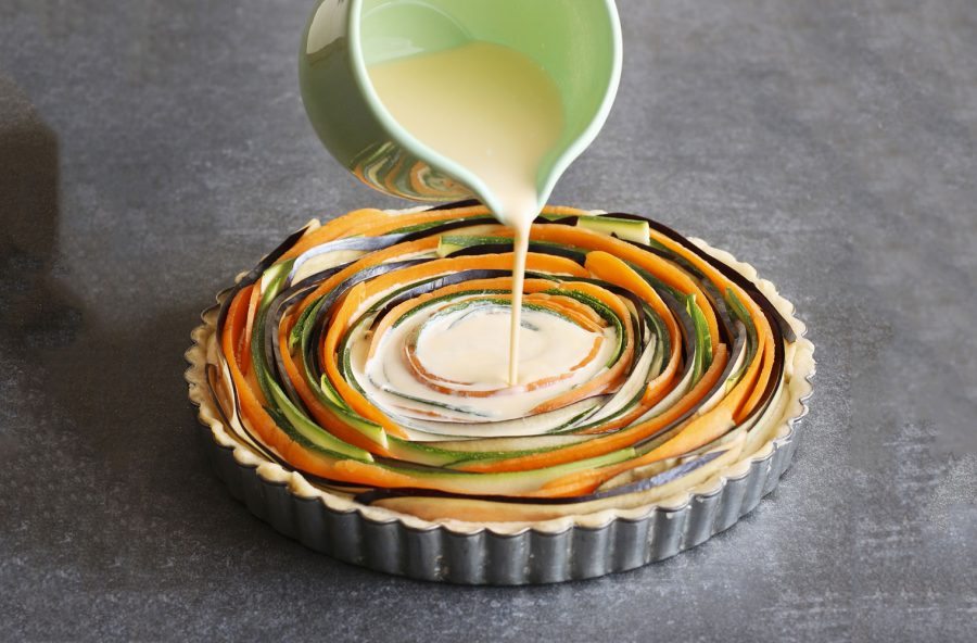 Torta salata a spirale
