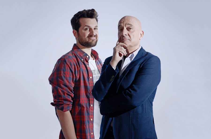 The Comedians, Claudio Bisio e Frank Matano protagonisti della nuova sit-com