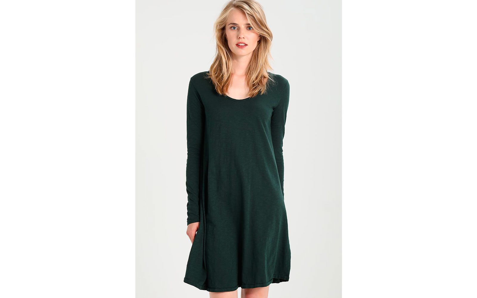 American Vintage – Vestito di maglina verde scuro