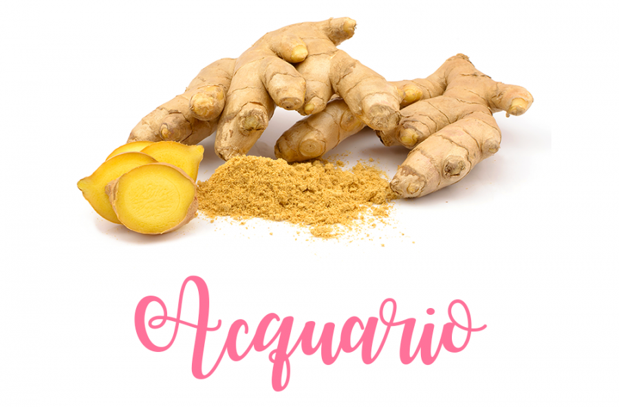 Acquario: inedita e acuta come lo zenzero