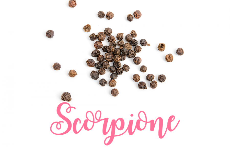 Scorpione: un bel caratterino, come il pepe!