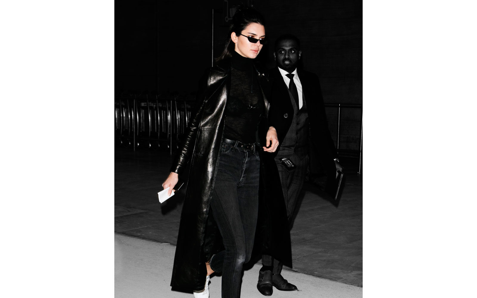 Kendall Jenner in total look Matrix