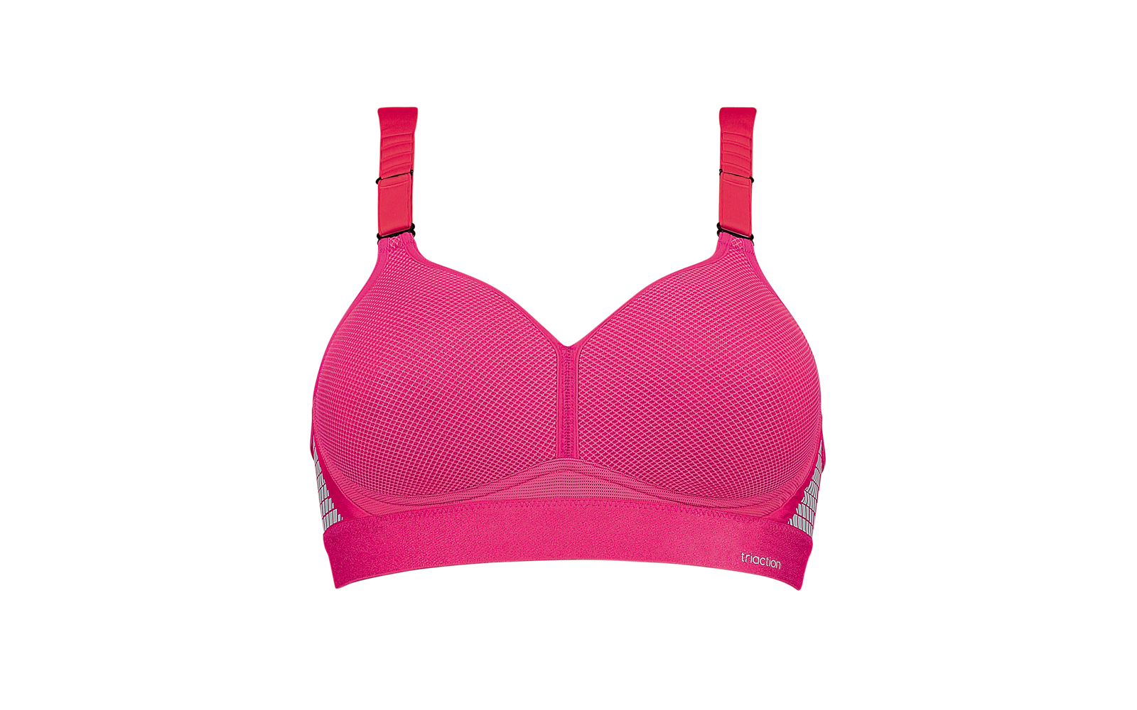 TRIACTON by TRIUMPH reggiseno della linea cardio, pensato per le attività più intense. Coppe spacer preformate (euro 54,90) www.triumph.com