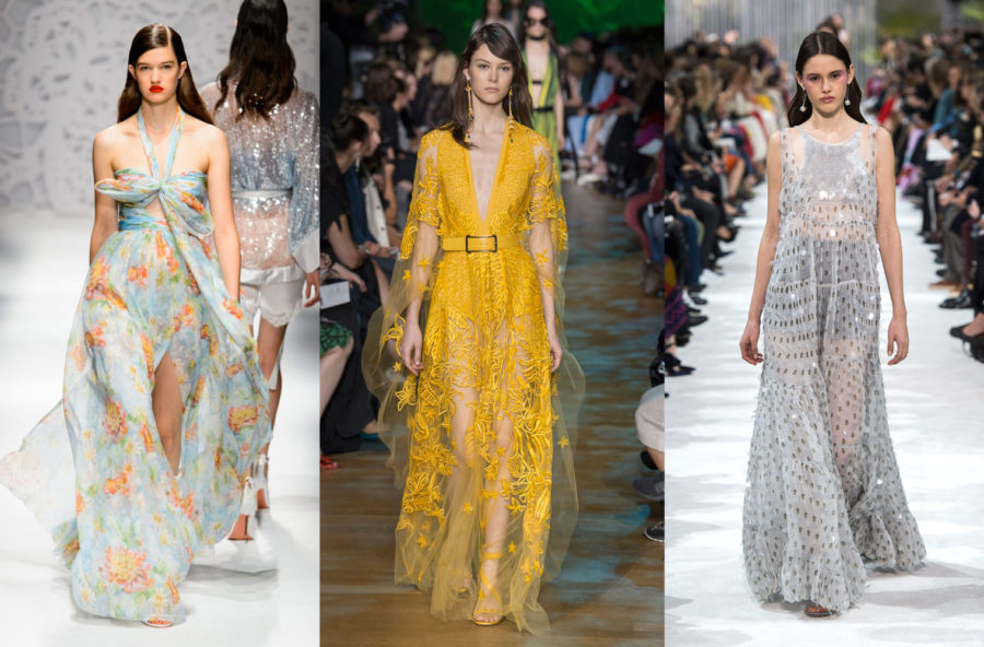 Trend moda P/E 2018: tempo di long dress
