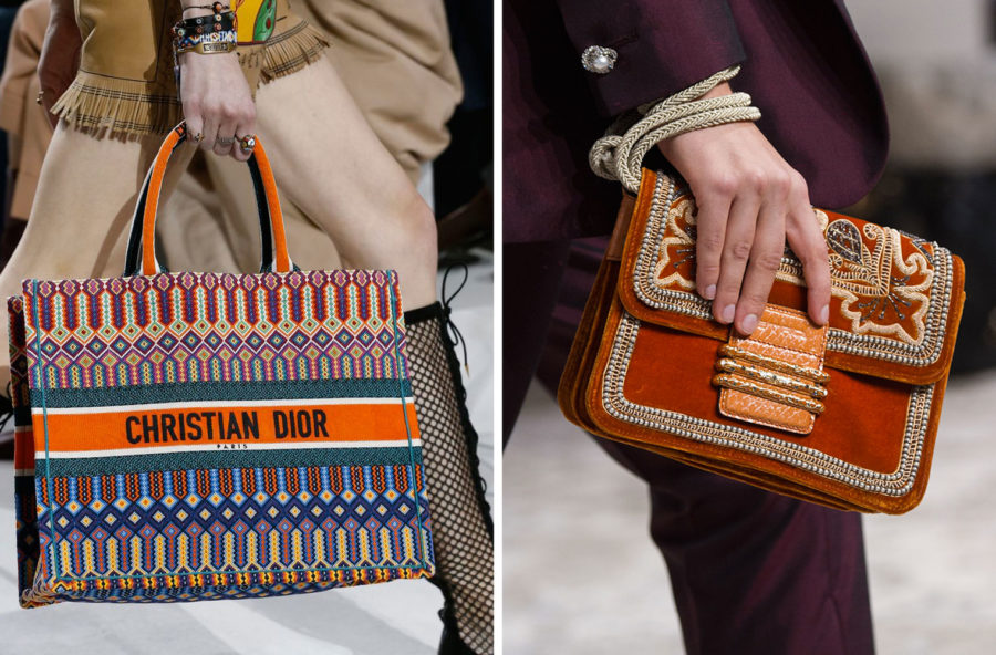 Trend accessori primavera 2018: mood etnico per le borse