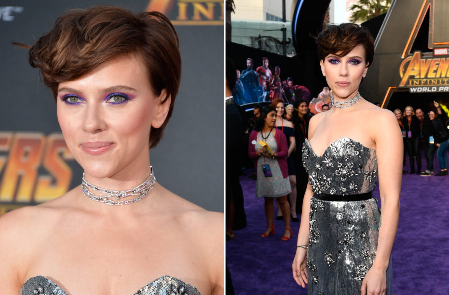 Scarlett Johansson: l’eleganza del colore