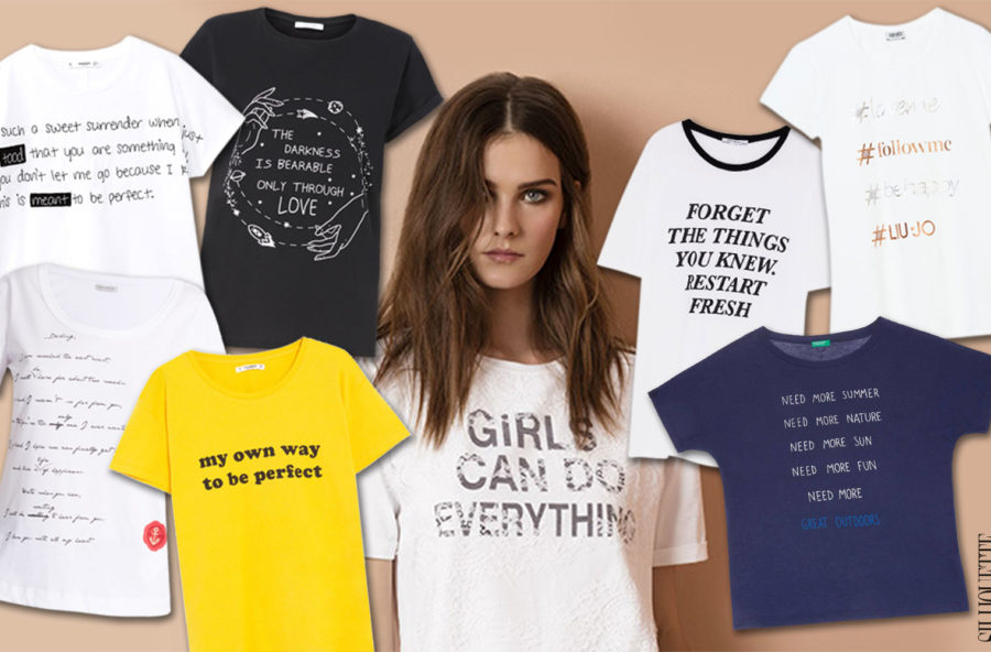 Moda P/E 2018: dillo con una T-shirt