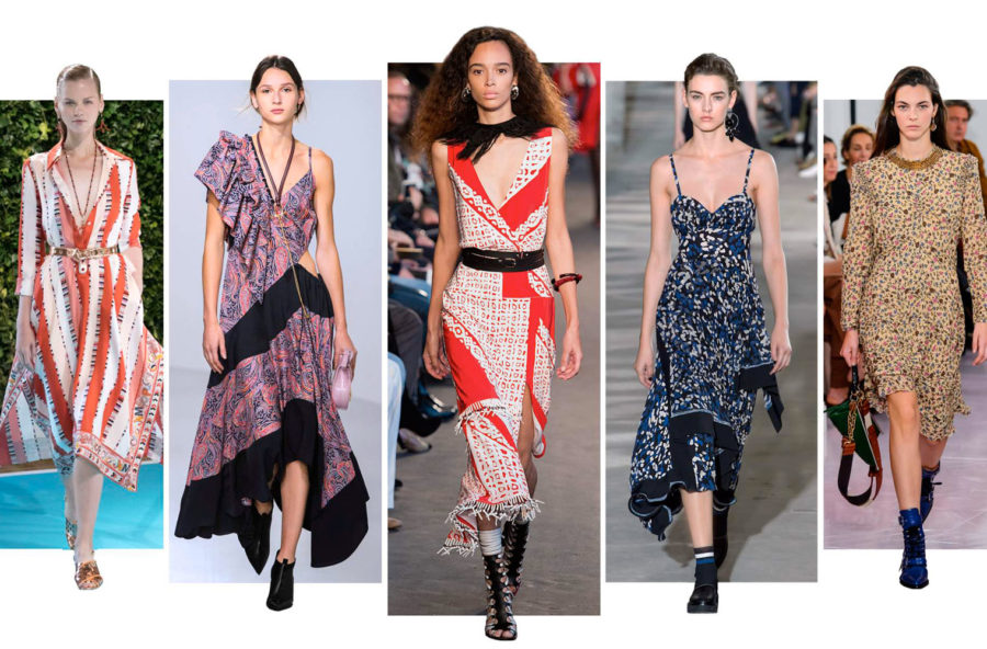 Trend moda P/E 2018: tempo di scarf dresses
