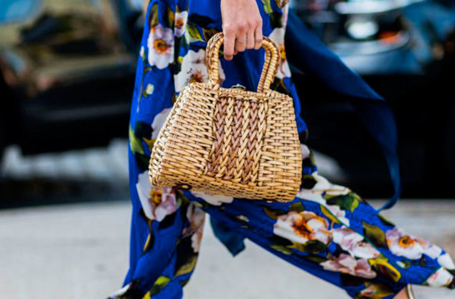 Moda accessori P/E 2018: borse di paglia