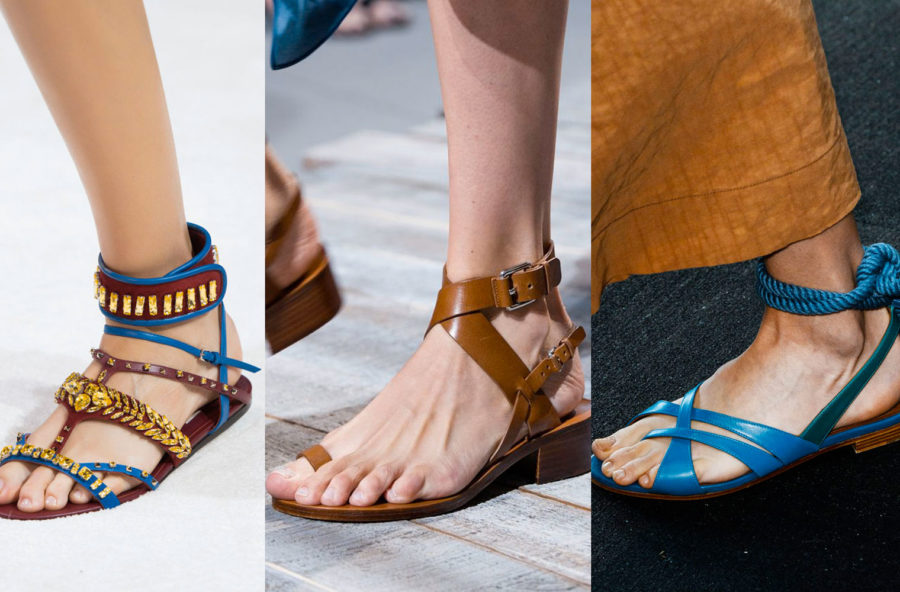 Trend moda estate 2018: flat sandal