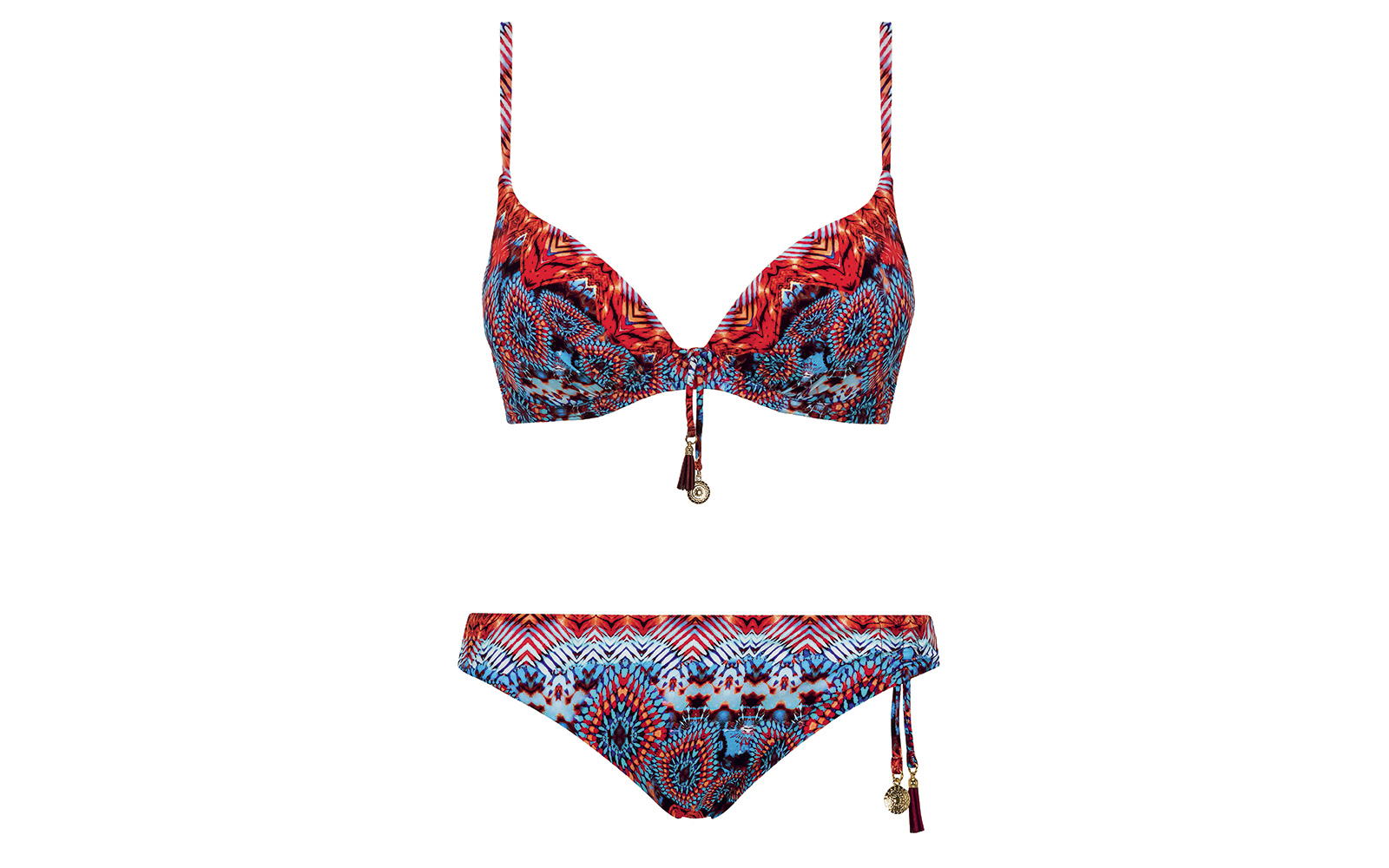 Moda costumi 2018: bikini hippie style - Silhouette Donna